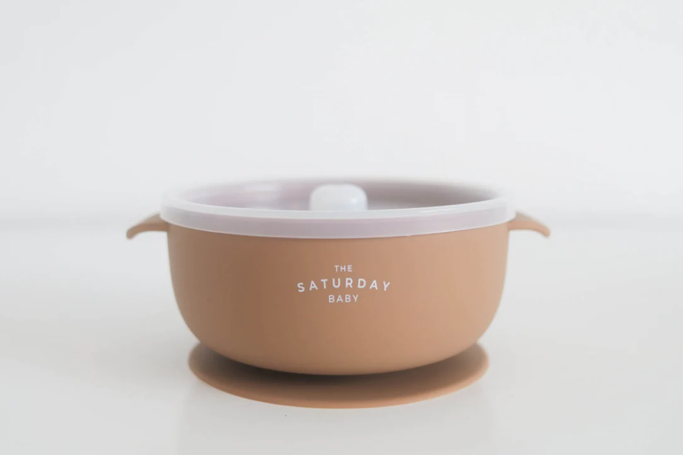 Silicone Suction Bowl with Lid